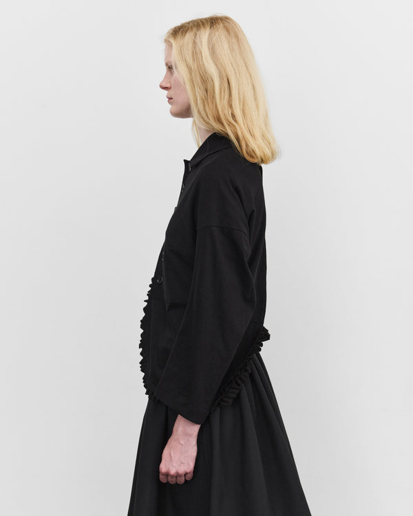 Tao - Women's Peter Pan Collar Jacket - (Black)