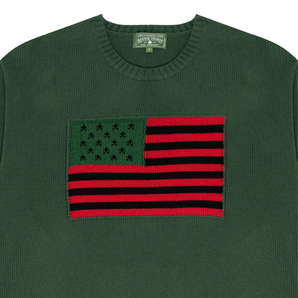 Denim Tears - 1619 Pan African Flag Sweater - (Green)