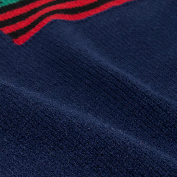 Denim Tears - 1619 Pan African Flag Sweater - (Navy)