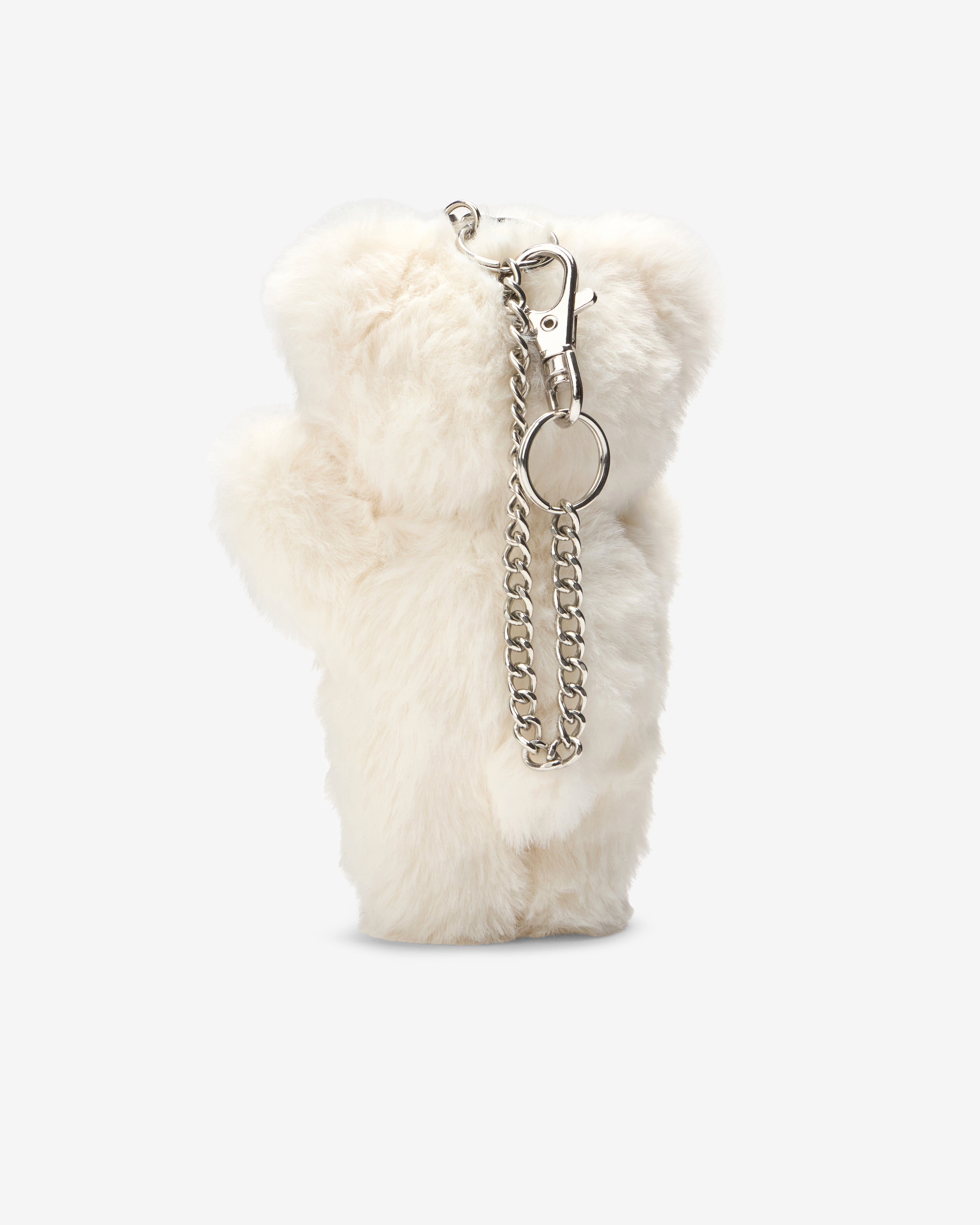 Vaquera: Women's Teddy Bear Keychain (Cream) | DSMNY E-SHOP