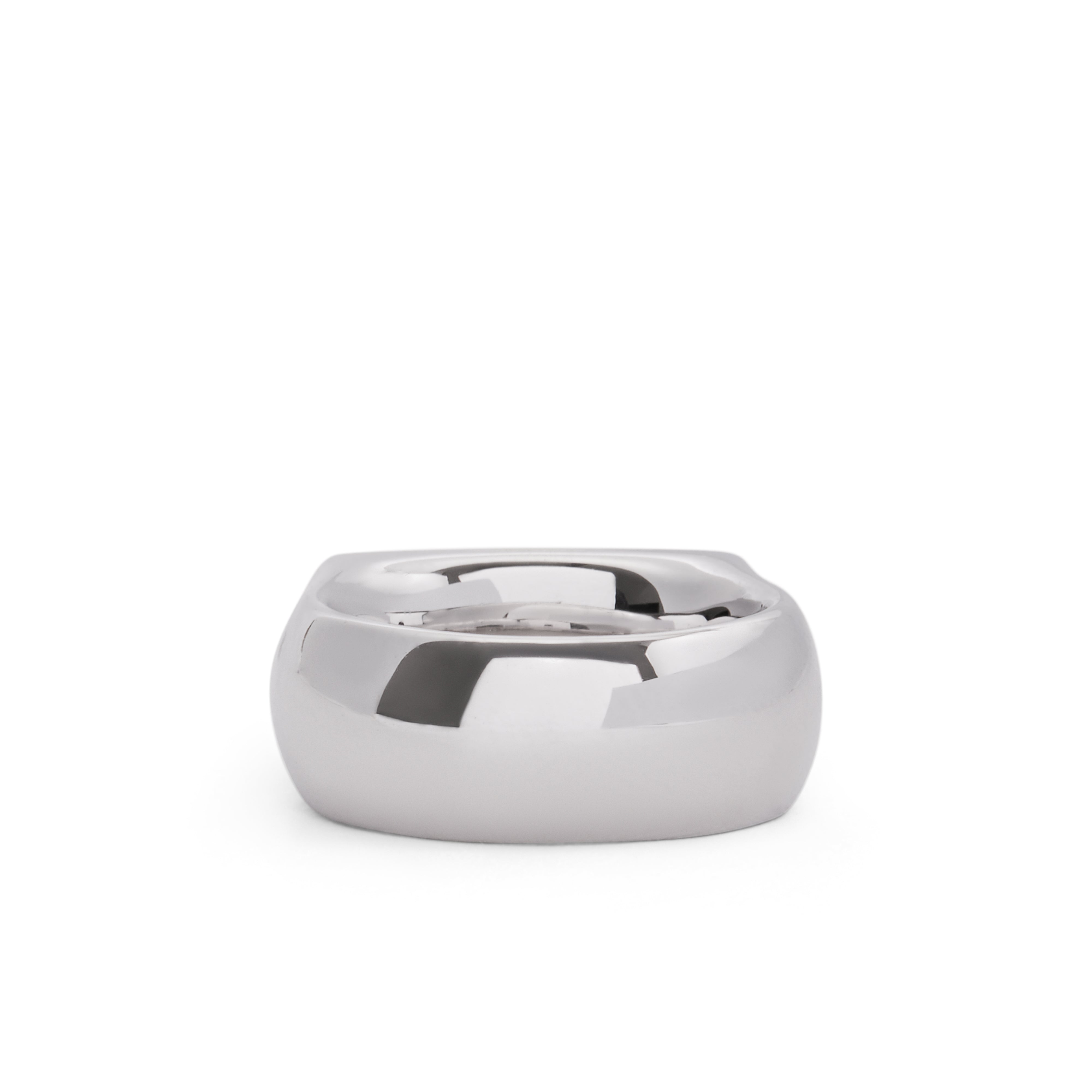 Tom Wood: Crest Ring Blue Hawk Eye (Silver) | DSMNY E-SHOP
