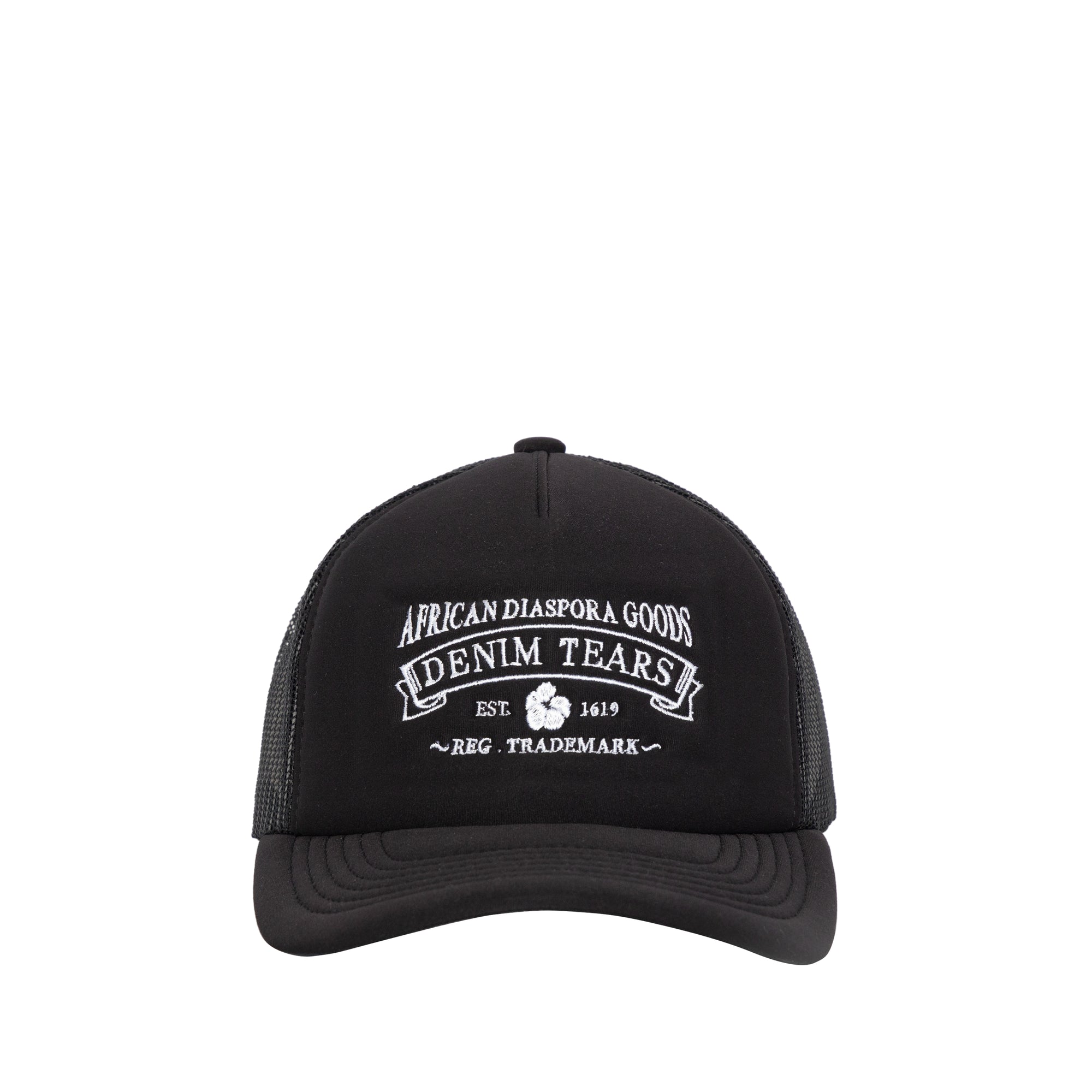 Denim Tears - Men's ADG Trucker Hat - (Black) view 1