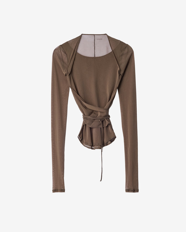 Lemaire - Women's Ballerina Knotted Top - (Cacao)