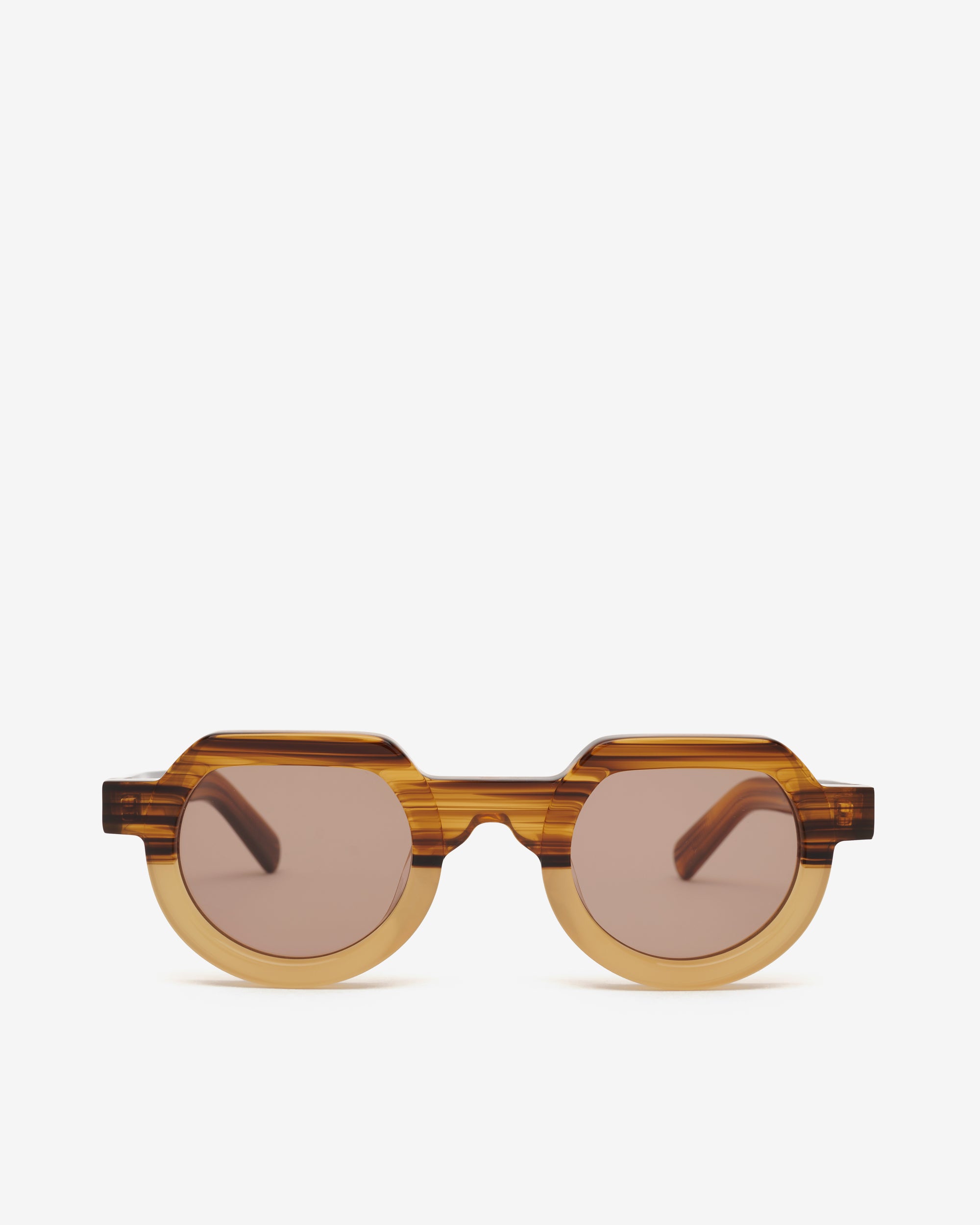 Brain Dead - Tani Post Modern Primitive Eye Protection Sunglasses - (Orange Tortoise) view 1, Click to Zoom in