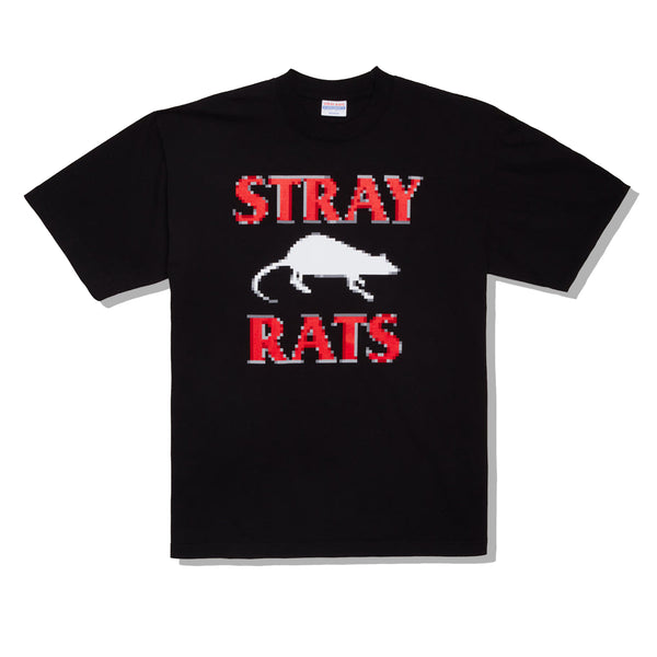 Stray Rats - Men's Pixel Rodenticide T-Shirt - (Black)