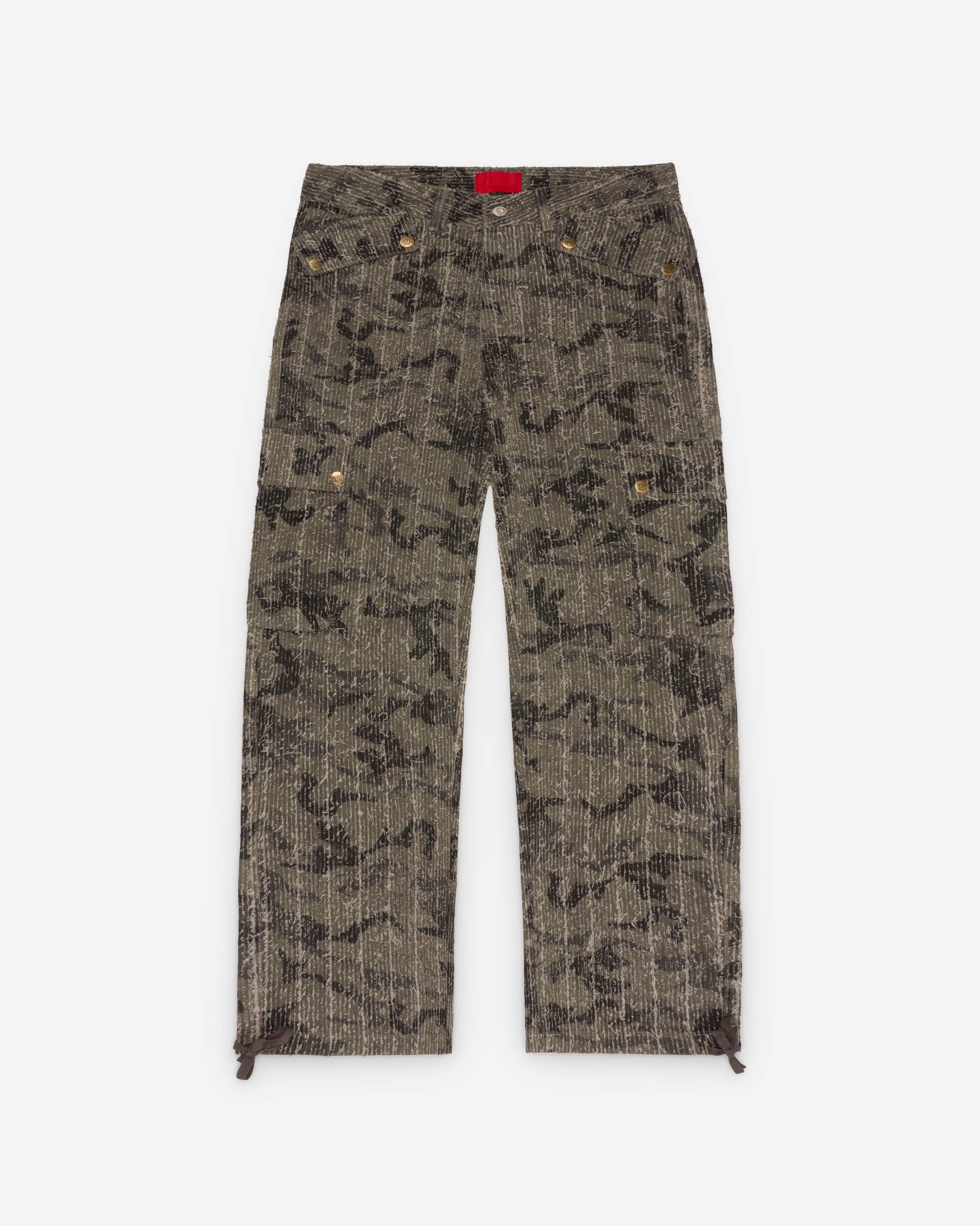 Fugazi: Men's Textured Cargo Pant (Camo) | DSMNY E-SHOP