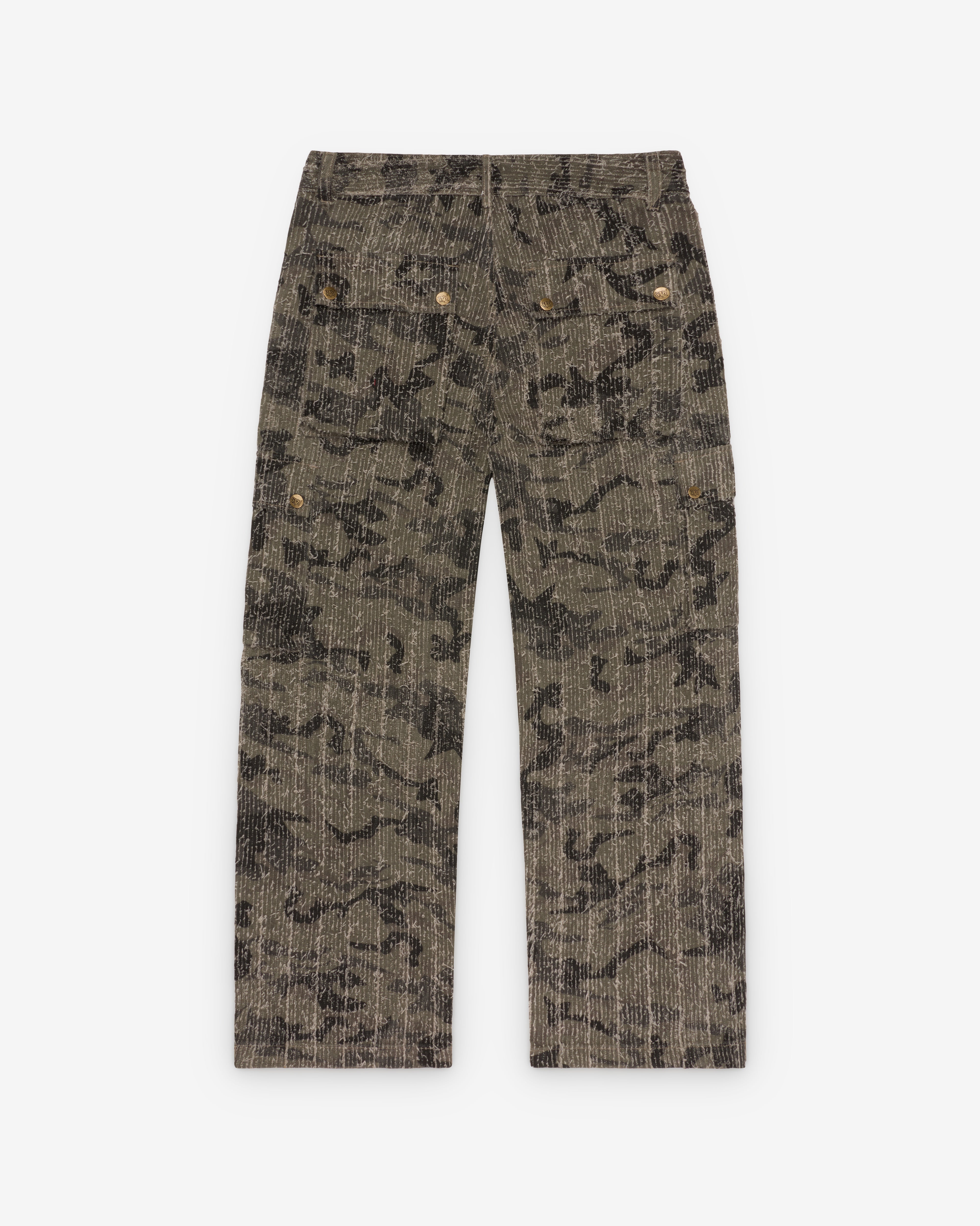 FUGA FUGA ワイドパンツ Fugazi: Men's Textured Cargo Pant (Camo) | DSMNY E-SHOP