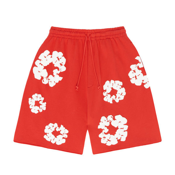 Denim Tears - Men's The Cotton Wreath Shorts - (Red)