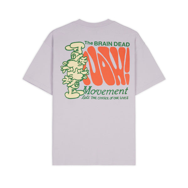 Brain Dead - Men's The Now Movement T-Shirt - (Lilac)