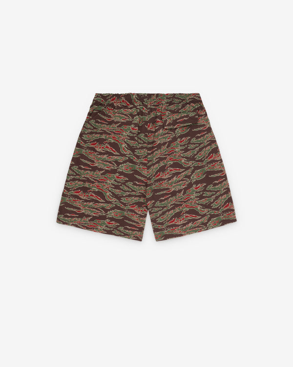 Fugazi - Men's Tiger Camo Swim Short - (Olive)