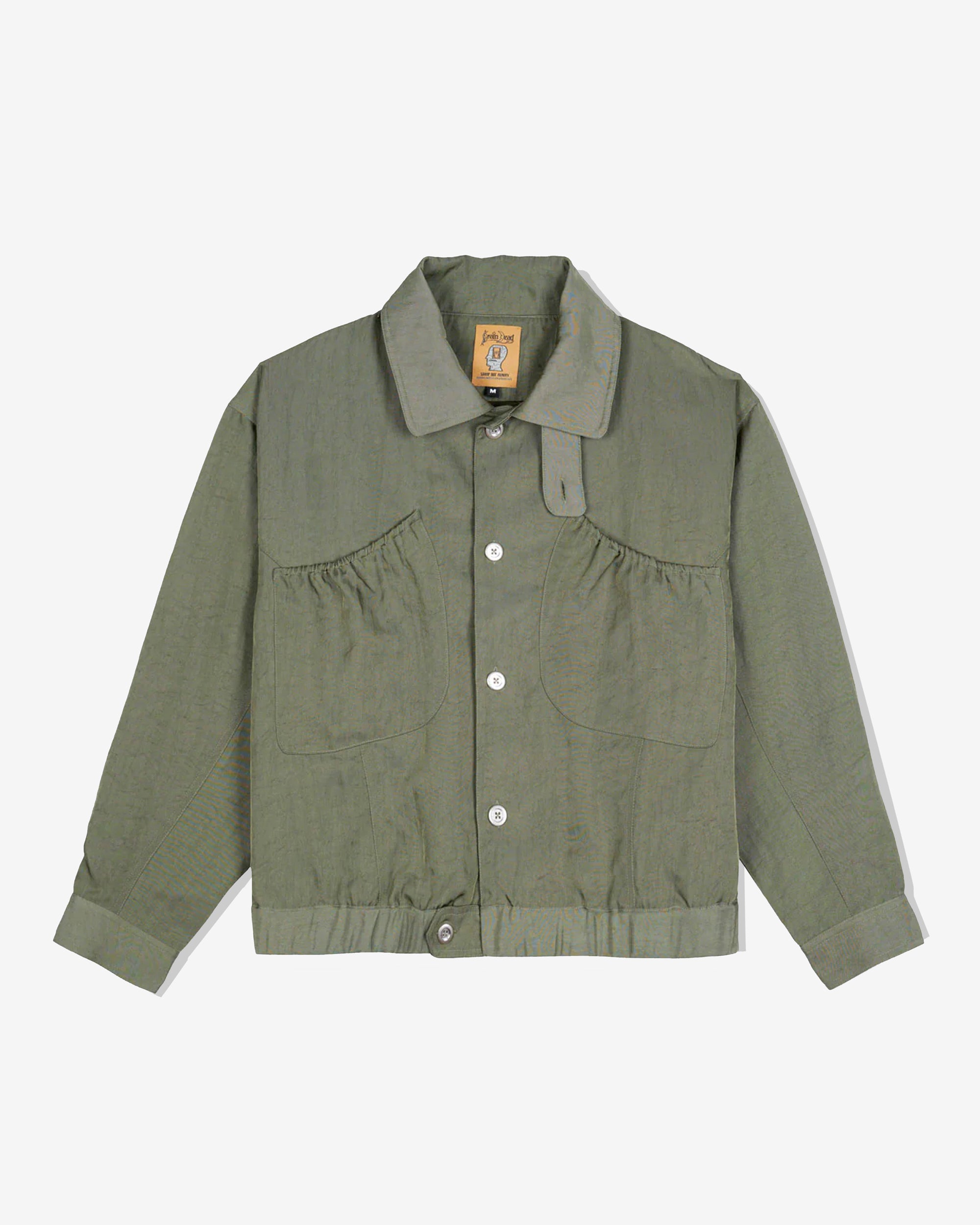 Brain Dead - Men's Titan Bomber Jacket - (Sage) view 1, Click to Zoom in