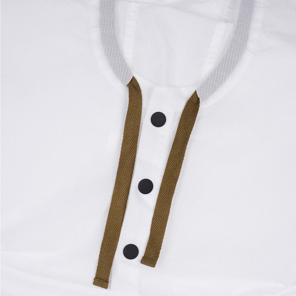 Brain Dead - Men's Translucent Military Smock - (White)