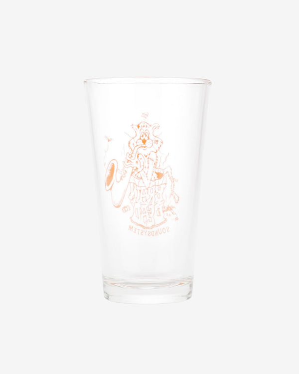 Brain Dead - Trash Cat Pint Glass - (Clear)