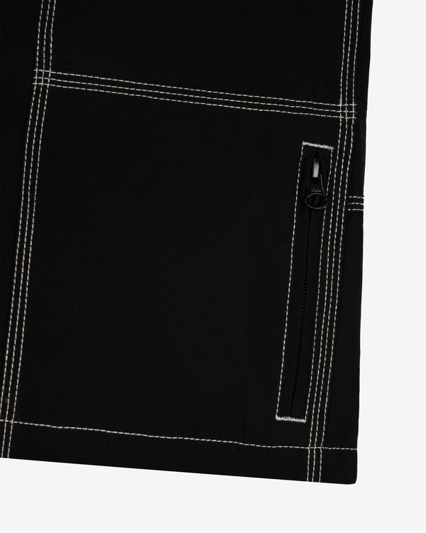Brain Dead - Men's Triple Needle Bishop Short - (Black)