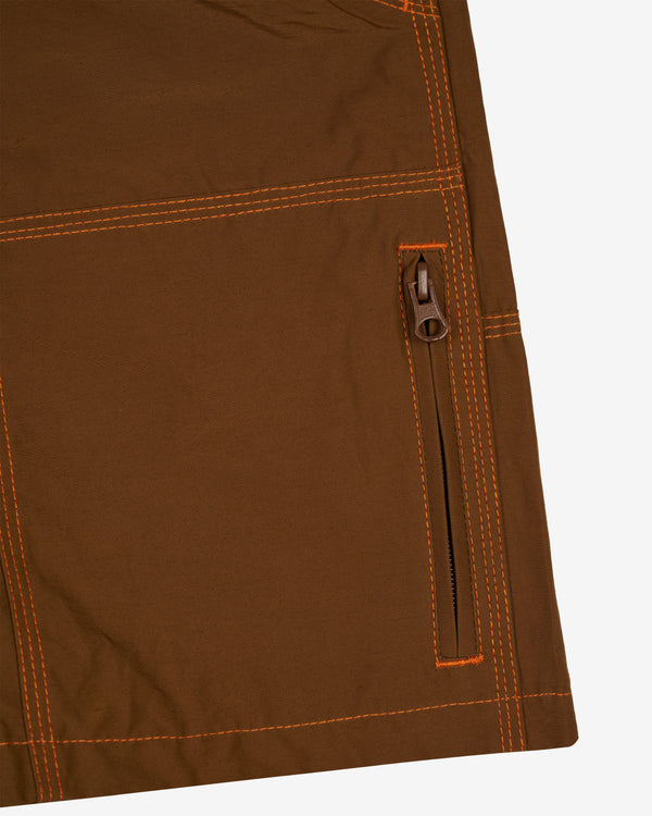Brain Dead - Men's Triple Needle Bishop Short - (Sepia)