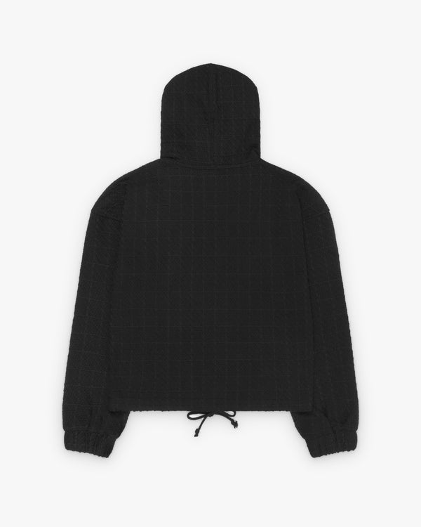 Fugazi - Men's Tweed Zip Hoodie - (Black)