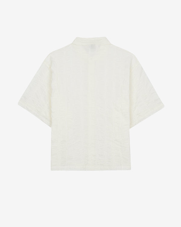 Brain Dead - Men's Twisted Piping Shirt - (Natural)