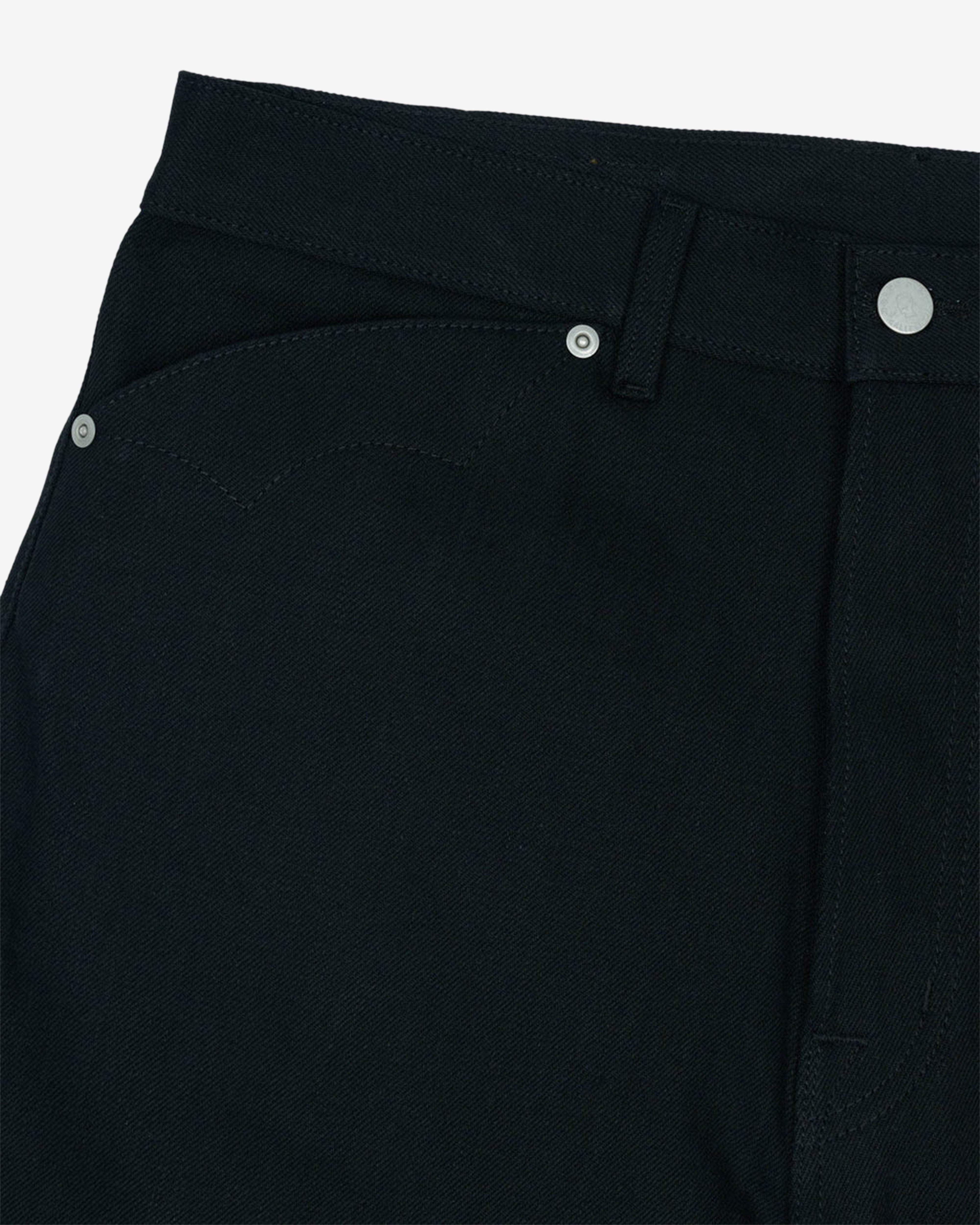 Brain Dead: Men's Type 00 14.25Oz Selvedge Denim (Solid Black
