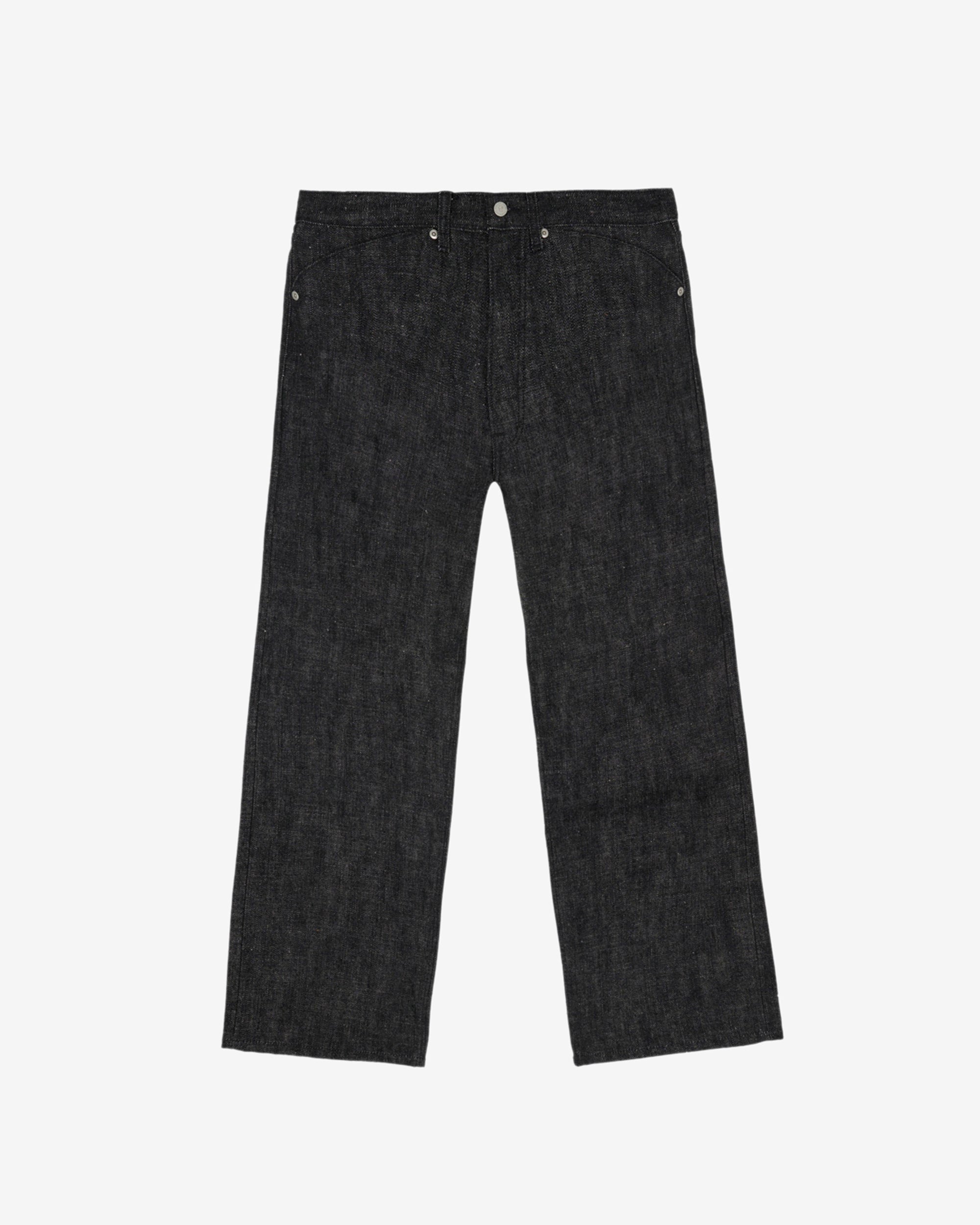 Brain Dead - Men's Type 00 15.5oz Selvedge Denim - (Black) view 1, Click to Zoom in