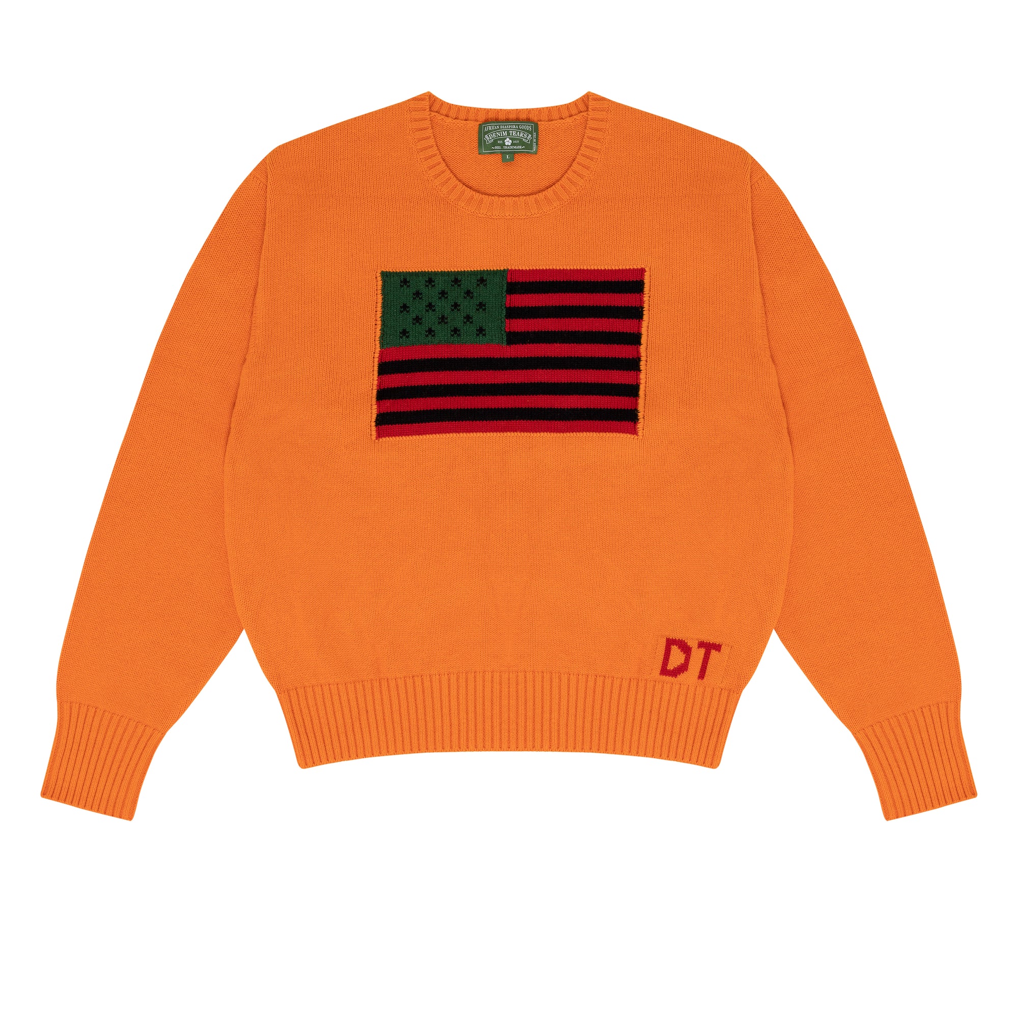 Denim Tears - Tyson Beckford Sweater - (Orange) view 1