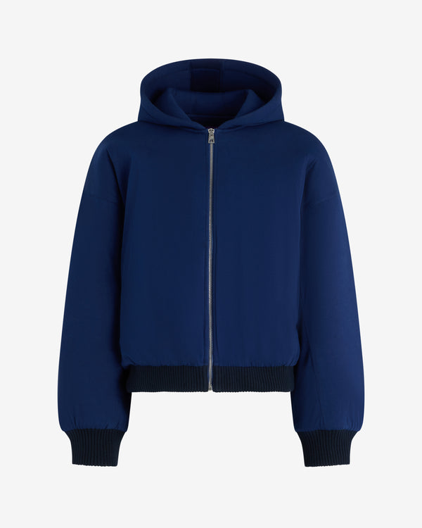 Jean Paul Gaultier - Men's Bonded Jersey Hoodie - (Navy)