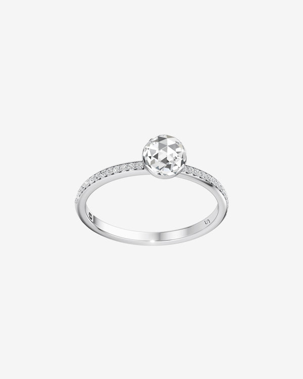 Unsaid - Women's Bubble Ring - (White Gold)
