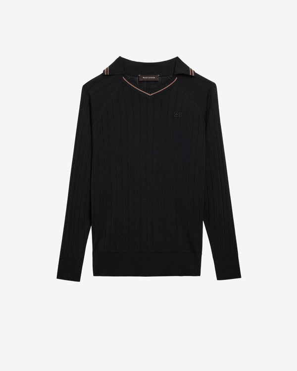 Wales Bonner - Women's Roots Polo Shirt - (Black)