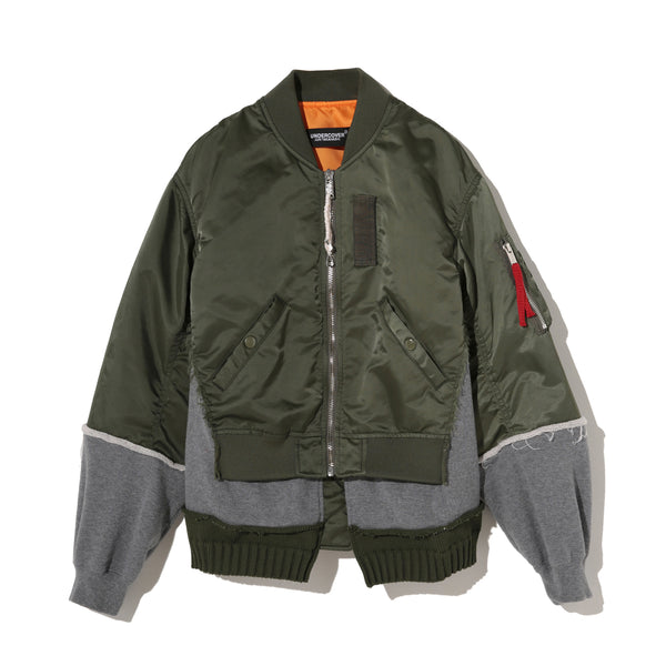 Undercover - Women’s Bomber Sweatshirt - (Khaki)