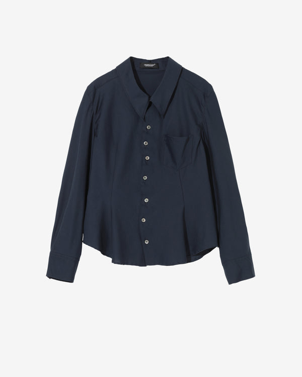 Undercover - Women's Oversized Collar Shirt - (Navy)