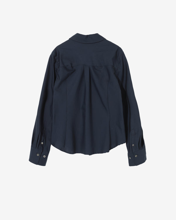 Undercover - Women's Oversized Collar Shirt - (Navy)