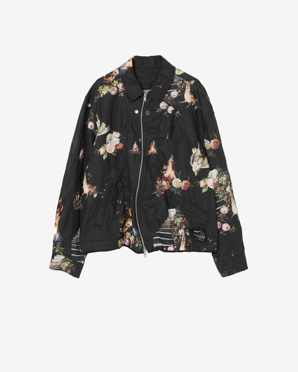 Undercover - Men's Floral Blouson - (Black)