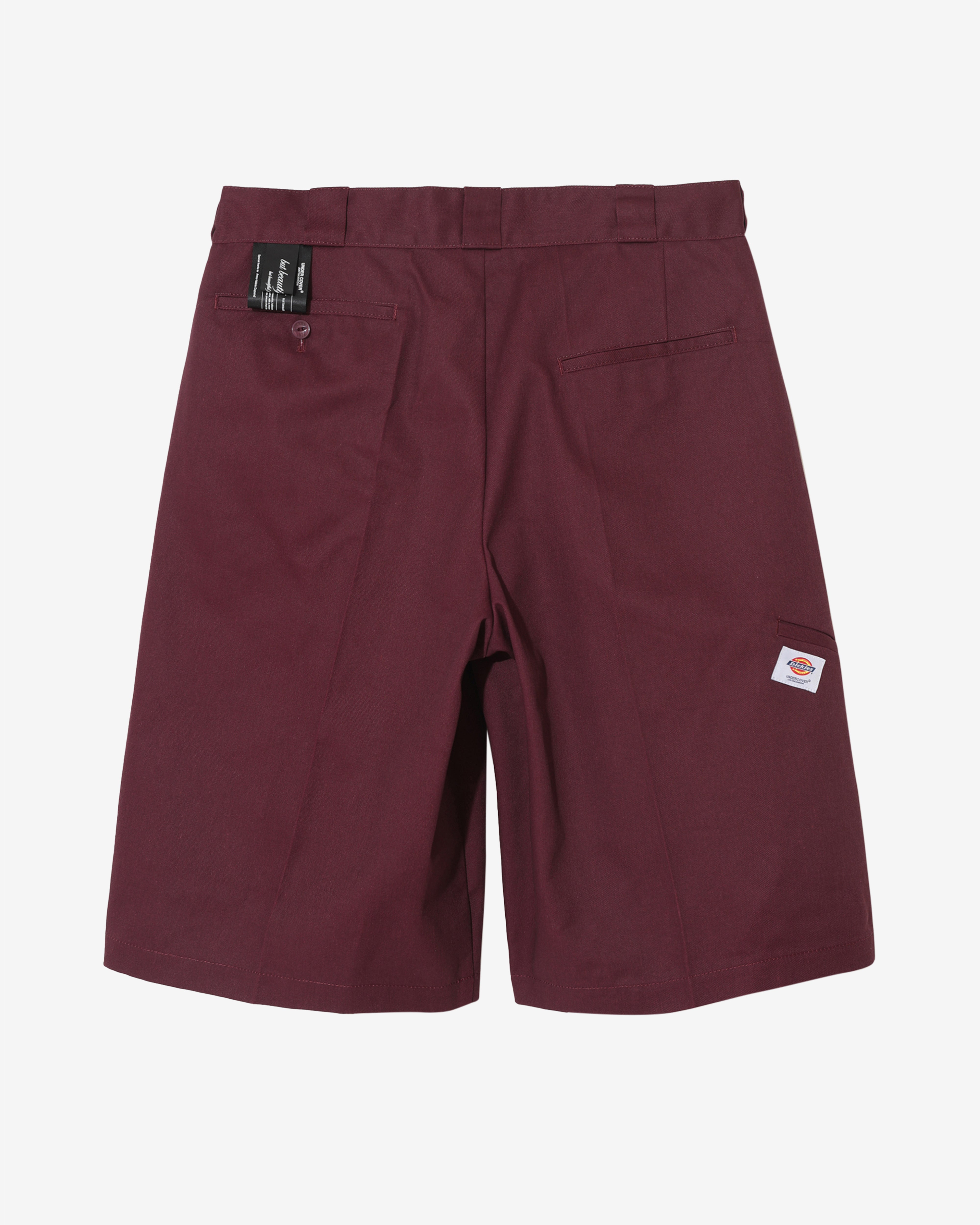 Undercover: Men's Dickies Shorts (Bordeaux) | DSMNY E-SHOP