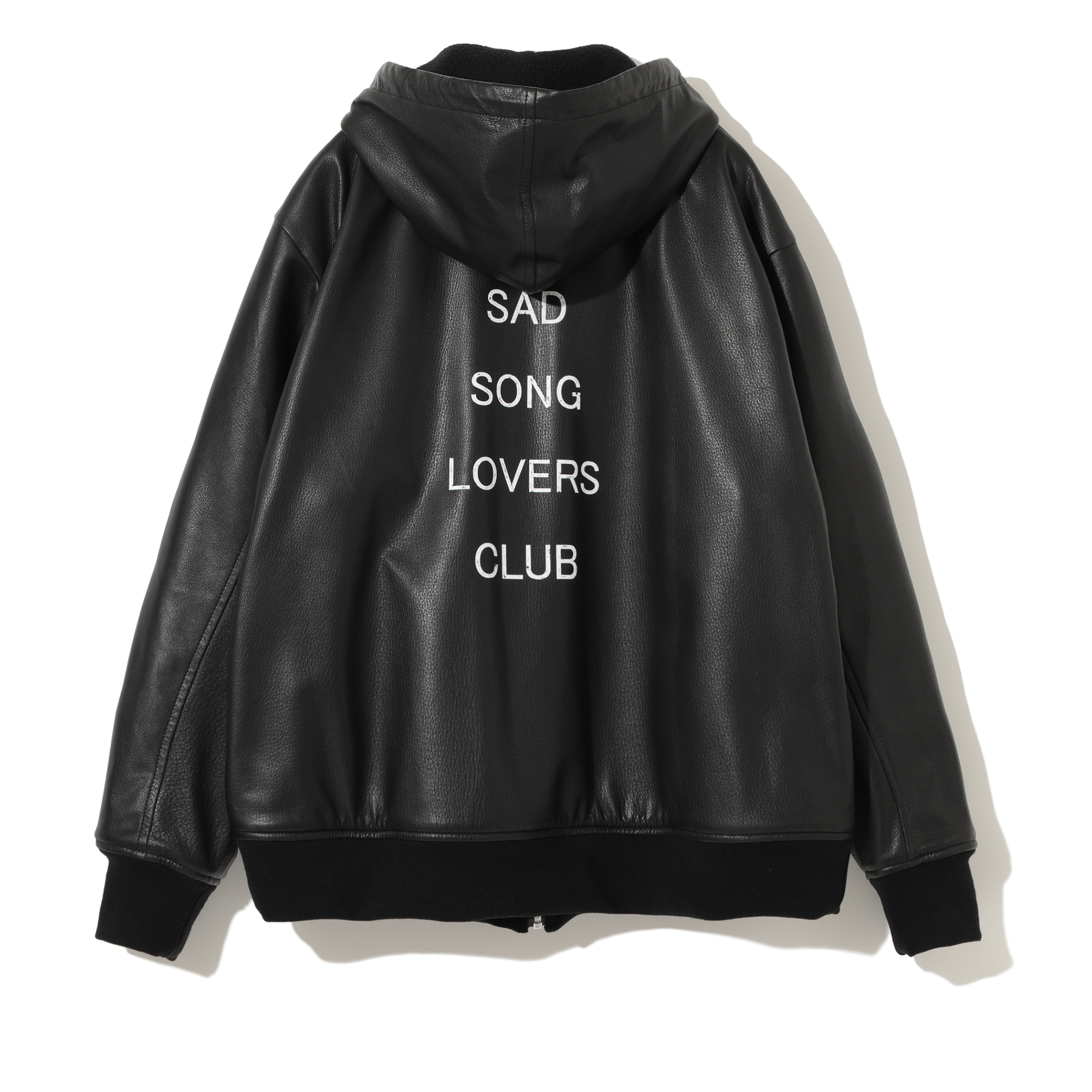 Undercover: Men's Leather Blouson (Black) | DSMNY E-SHOP