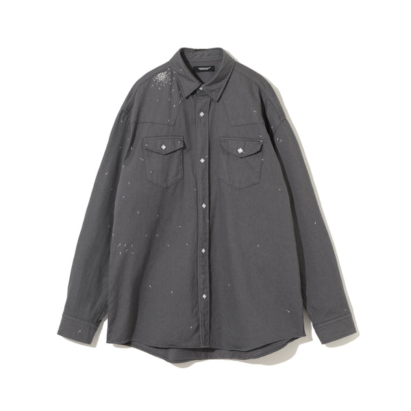 Undercover - Men's Western Shirt - Gray