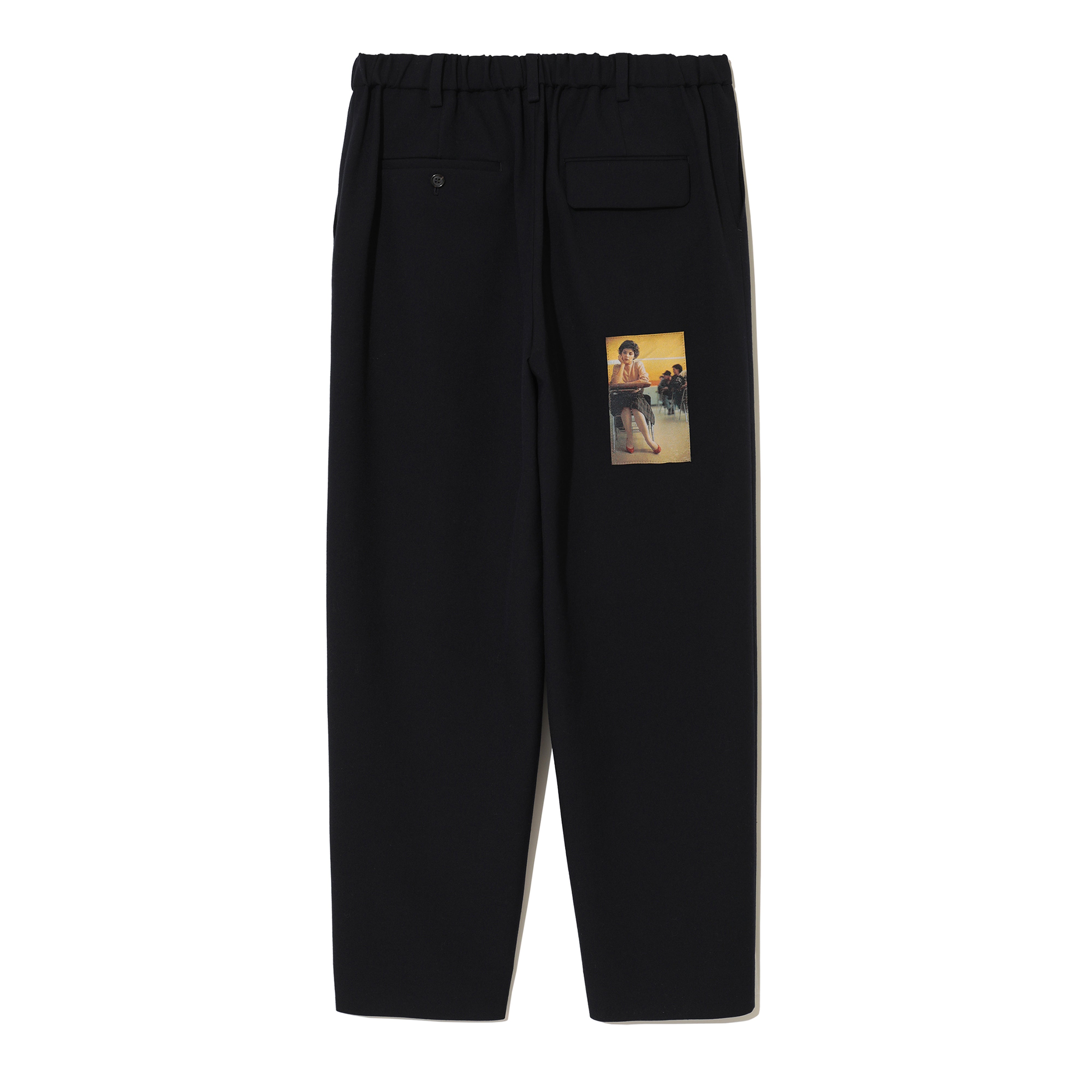 Undercover: Men's Wool Easy Pants (Dark Navy) | DSMNY E-SHOP