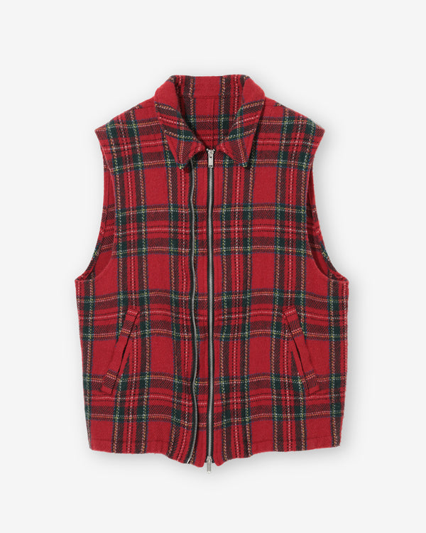 Undercover - Men's Vest - (Red Check)
