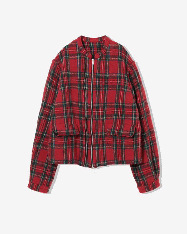 Undercover - Men's Check Blouson - (Red)
