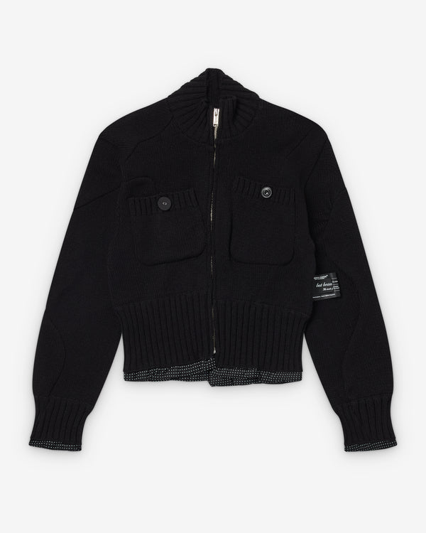 Undercover - Women's Zipped Cardigan - (Black)