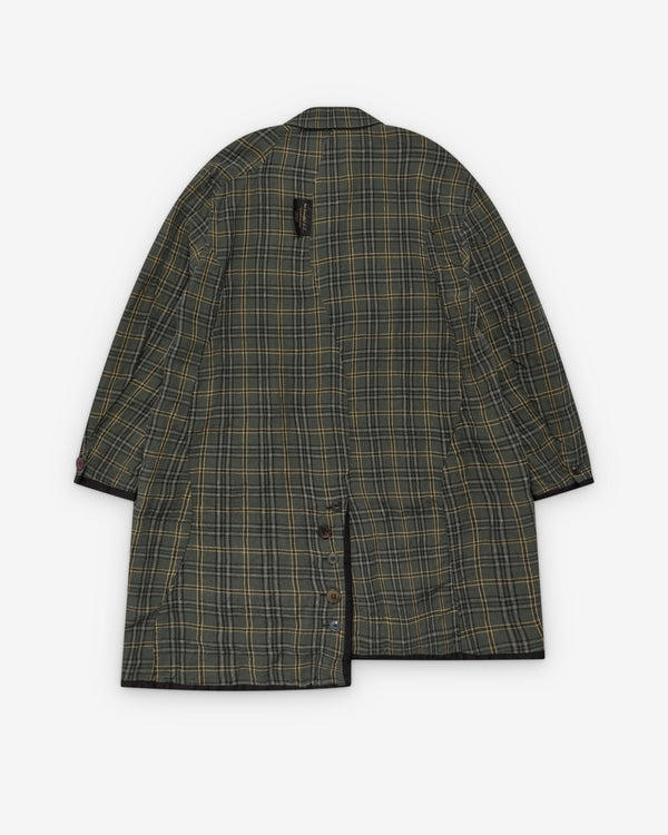 Undercover - Men's Check Coat - (Green)