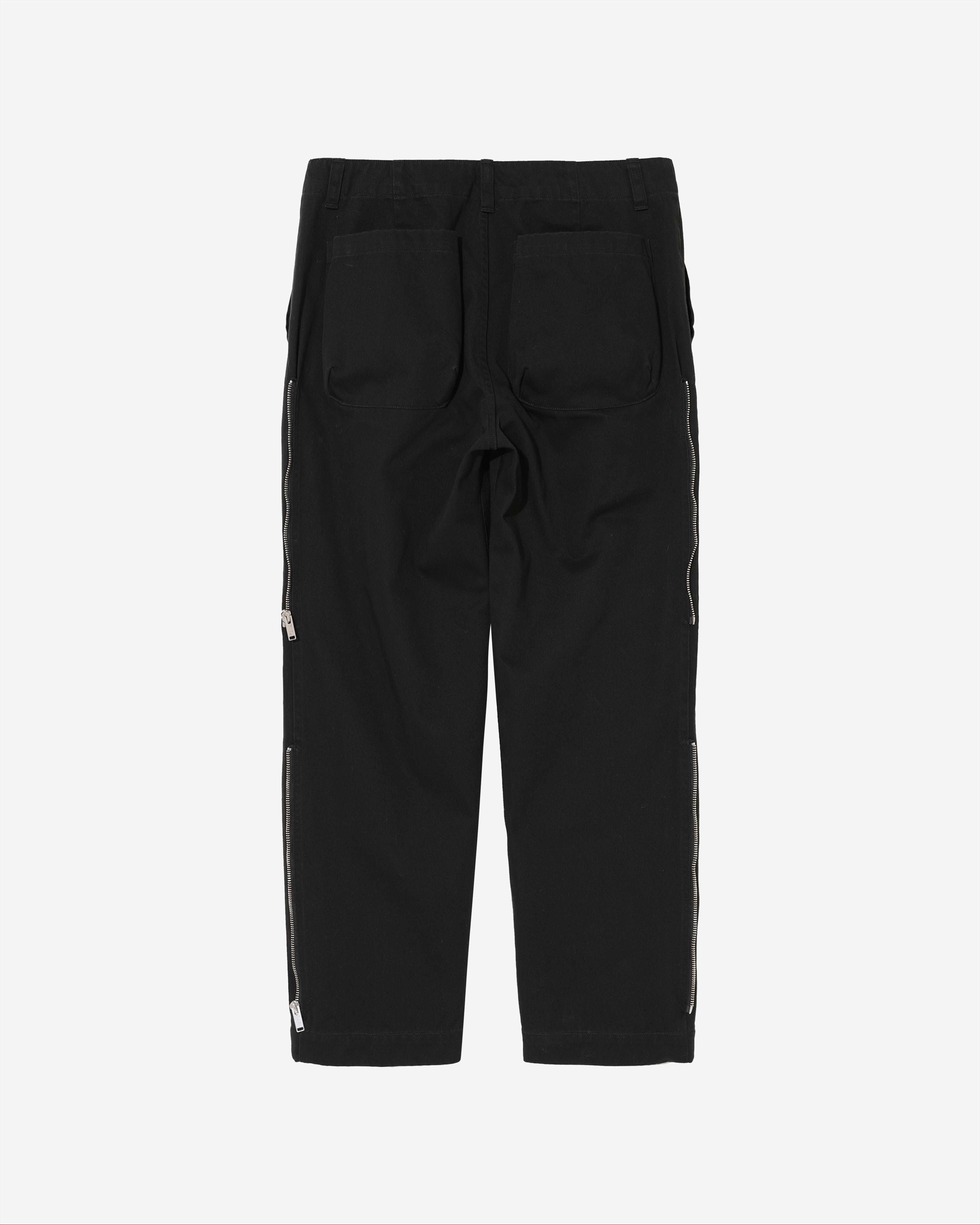 Undercover: Men's Zipper-Detailed Pants (Black) | DSMNY E-SHOP