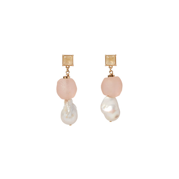 Wales Bonner - Women's Wish Earrings - (Rose)