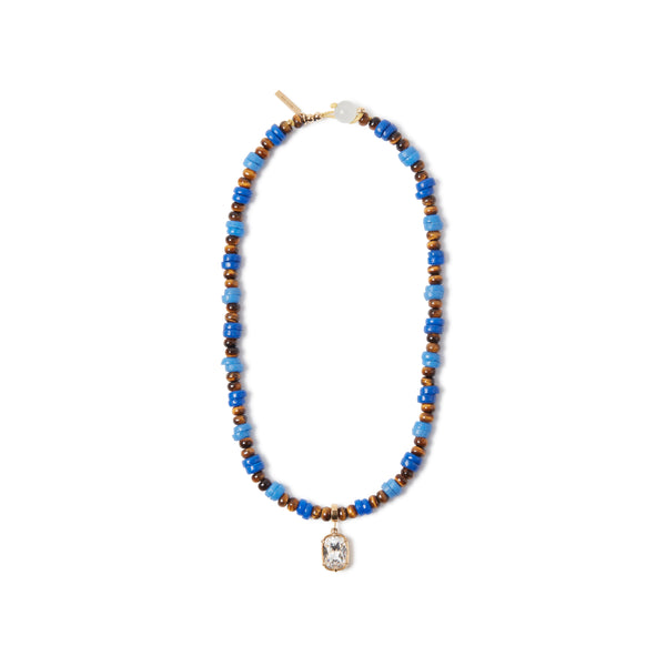 Wales Bonner - Women's Dream Necklace - (Blue/Multi)