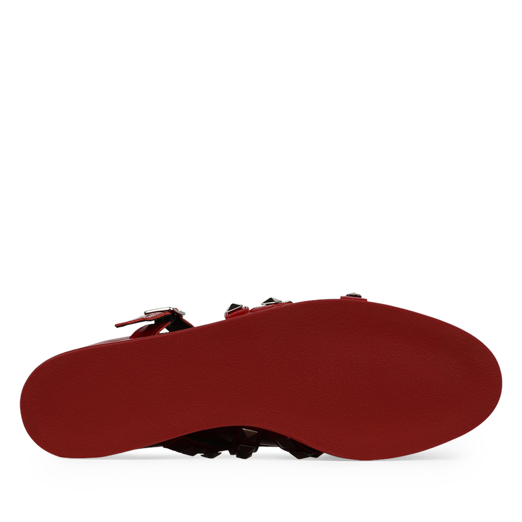 Noir Kei Ninomiya -  Repetto Platform Mary Janes With Ankle Strap - (Red) view 4