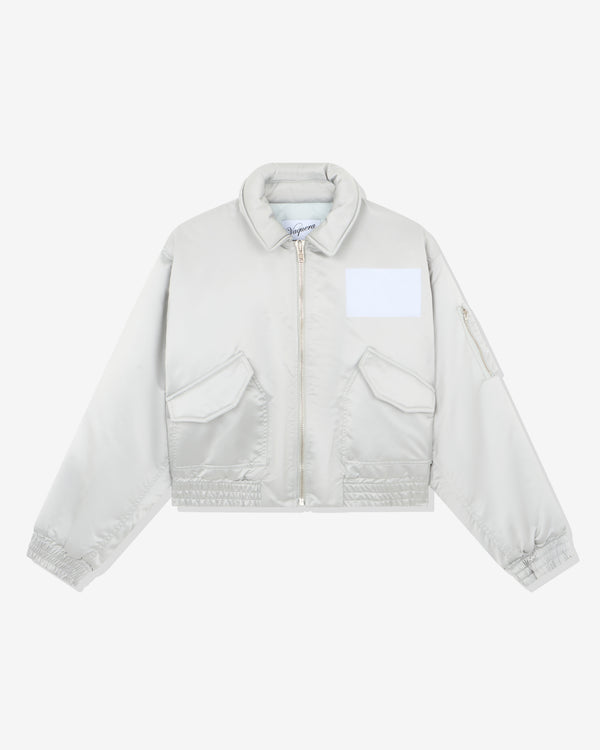 Vaquera - Women's Flight Jacket - (Light Grey)