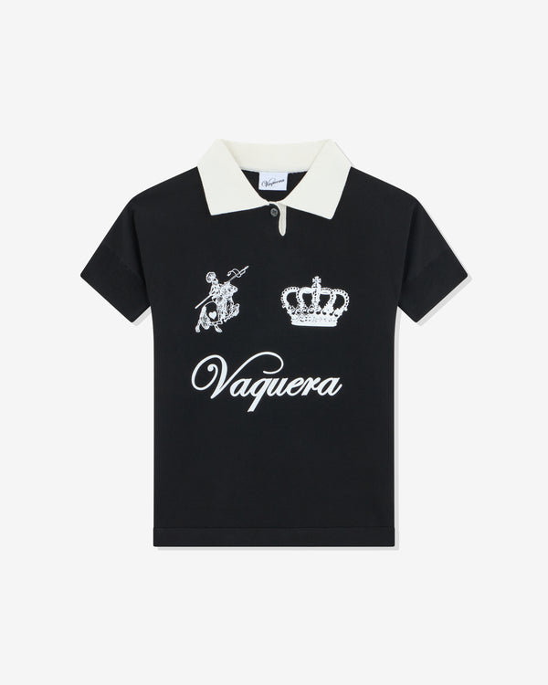 Vaquera - Women's Polo - (Black/White)
