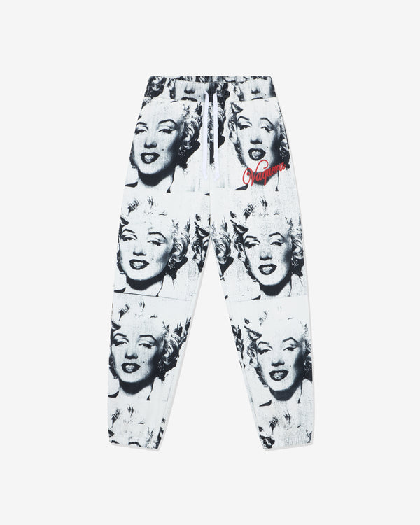 Vaquera - Women's Marilyn Monroe Sweatpants - (White/Print)