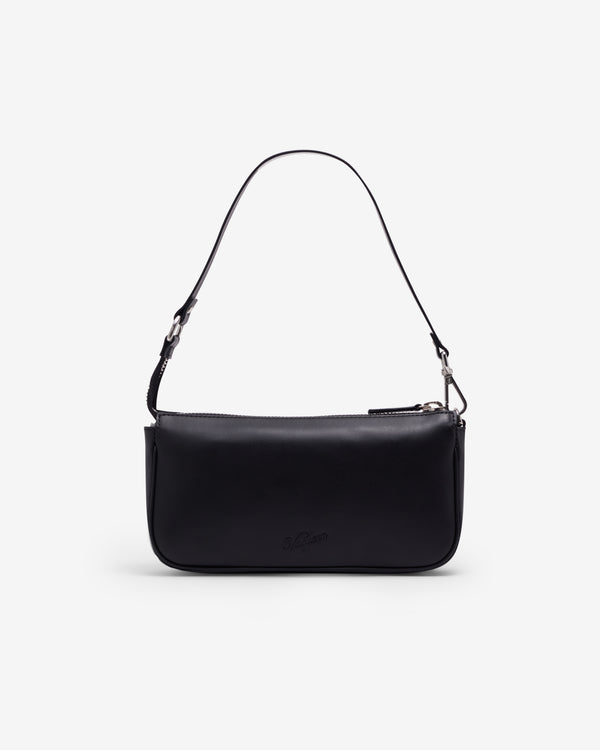 Vaquera - Women's Trompe L'Oeil Pochette Bag - (Black)