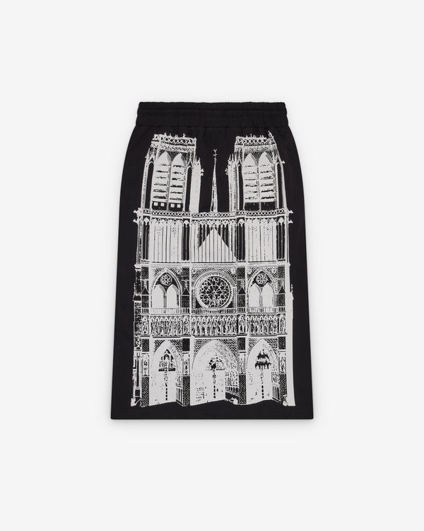 Vaquera - Women's Sweatshirt Skirt - (Black)