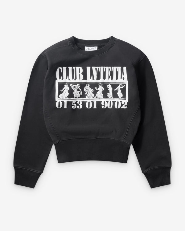 Vaquera - Women's Shoulder Pad Sweatshirt - (Black)