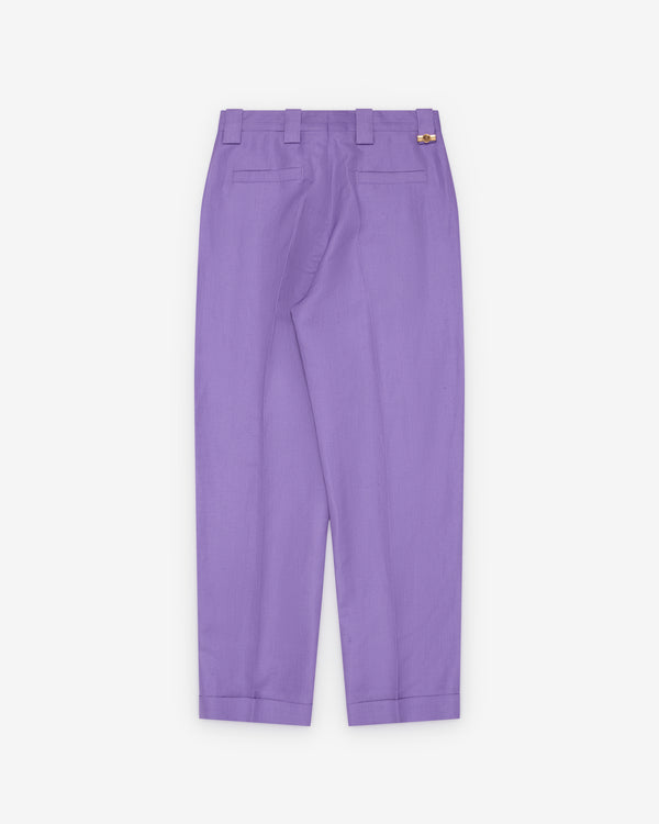 Versace - Men's Hemp Formal Trousers - (Violet)